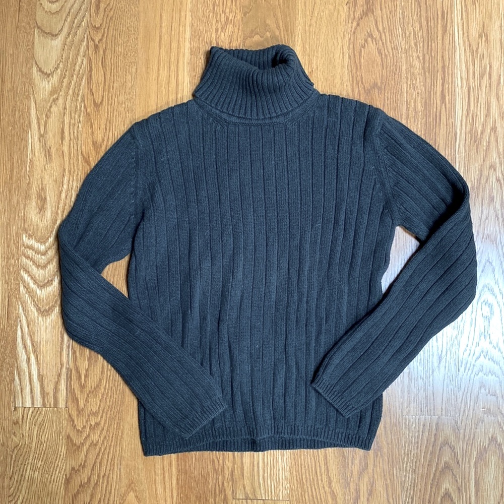 Dark Green Eddie Bauer Turtleneck Sweater